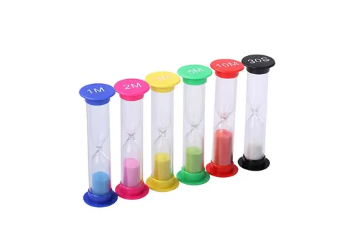 Wellgro Sanduhr Sanduhren - 30sec, 1min, 2min, 3min, 5min, 10min