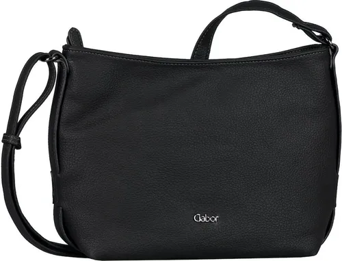 Gabor bags Malu Damen Umhängetasche - Mittelgroße Crossbody Bag in Schwarz, elegantes Design mit verstellbarem Schulterriemen und praktischen Fächern