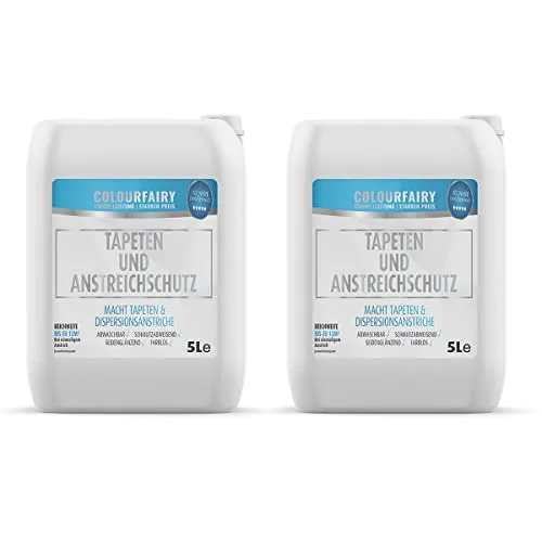 Produktbild COLOURFAIRY Elefantenhaut Tapetenschutz Anstrichschutz 10l Reichweite 120 m²