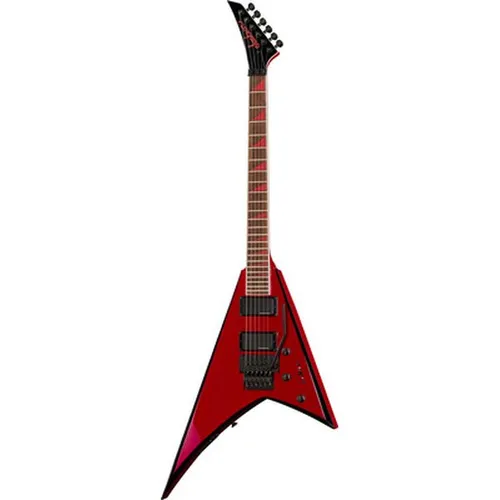 Jackson RRX24 Red w/ Black Bevel B-Stock - E-Gitarre - E-Gitarre der X-Serie mit Pappel Korpus, Ahorn Hals und Seymour Duncan Humbuckern, ideal für kraftvolle Rockklänge. B-Stock mit voller Garantie und leichten Gebrauchsspuren.
