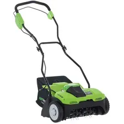 Greenworks 40V Vertikutierer Akku Rasenlüfter