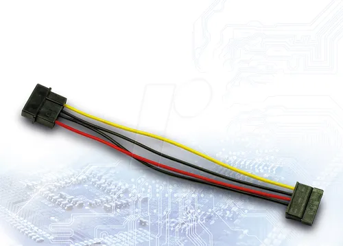 IT88885306 - SATA 15pin Buchse > 4pin Molex Stecker, 15 cm