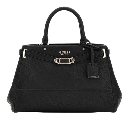 GUESS Silvye Luxury Satchel Handtasche Tasche Black schwarz Neu