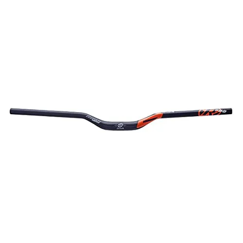 REVERSE Lenker MTB Base Ø 31,8 mm 790 mm Rise 35 mm 7° schwarz / Fox Orange - Fahrradlenker für Enduro und All-Mountain, aus leichtem Aluminium 7075, bietet individuelle Anpassungsmöglichkeiten mit verschiedenen Breiten und Riser-Höhen.