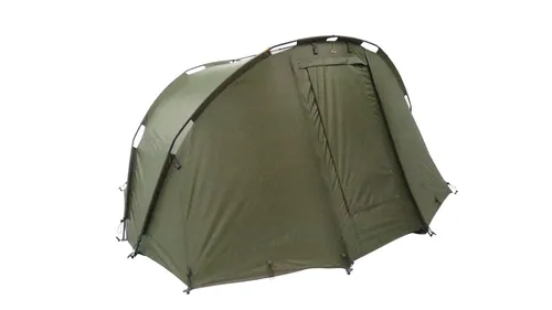 PROLOGIC CRUZADE BIVVY AND OVERWRAP Karpfenzelt für 2 Personen - Geräumiges Karpfenzelt aus strapazierfähigem Nylon, ideal für Angler, mit einer Größe von 320 x 350 x 150 cm und Platz für bis zu 2 Personen.
