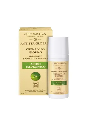 L'Erboristica Gesichtscreme Tagescreme mit Hyaluronsäure UVA & UVB Schutz 50 ml