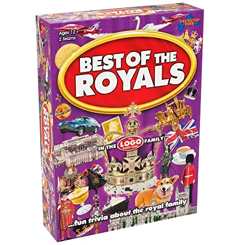 Drumond Park T73561EN Best of The Royals Logo Brettspiel, Familien-Brettspiele für 2-8 Spieler, Tischspiel für Erwachsene und Kinder, geeignet ab 12 Jahren