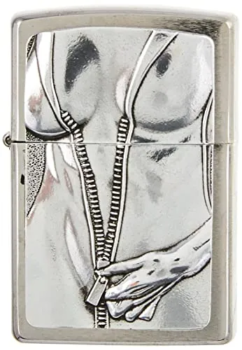 Zippo 2004667 Feuerzeug, 200 Zipper Girl in silber von Zippo