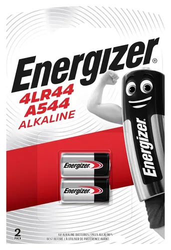 Energizer A544BPZ, Alkali, Zylindrische, Schwarz, Silber