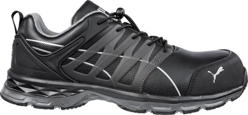 Puma Safety Halbschuh Velocity 2.0 Black Low 643840 Größe 45 - Halbschuhe mit Sicherheitsstandard, ideal für den Einsatz in anspruchsvollen Arbeitsumgebungen und optimalen Tragekomfort.