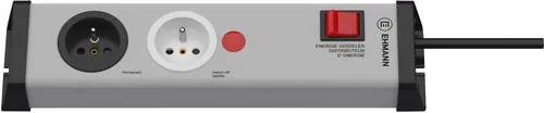 Ehmann Steckdosen-Verteiler 0218x02022301b - Steckdosen & Zubehör, schützt vor Überlastung mit 3400W und schaltet automatisch um – ideal für mehrere Elektrogeräte.