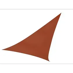 Perel Sonnensegel Terracotta, wasserabweisend 3.6 x 3.6 m - Sonnenschutz aus wasserabweisendem Polyester, ideal für Garten, Balkon oder Terrasse. Blockiert 90 % der UV-Strahlen und sorgt für angenehme Kühle an heißen Tagen.