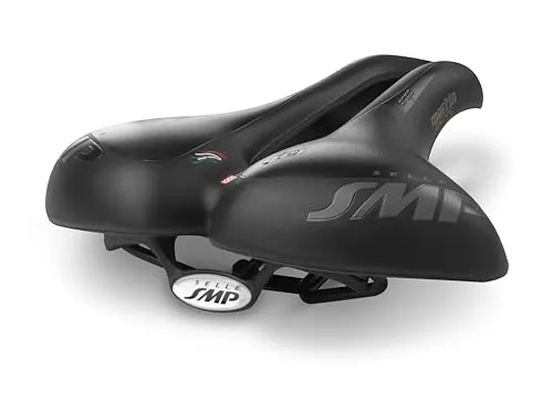 Selle SMP Sattel Martin Touring Large Unisex - Komfortabler Fahrradsattel - Fahrradsattel für E-Bikes, bietet optimalen Komfort und Unterstützung für lange Touren, ideal für unisex Erwachsene.