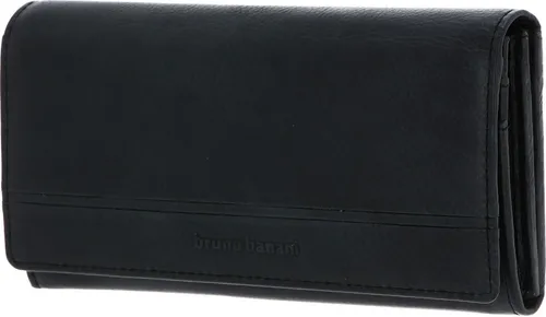 Bruno Banani Geldbörse Frankfurt - Elegante Geldbörse aus hochwertigem Rindsleder, ausgestattet mit RFID Blocker-Schutz und zahlreichen Fächern für optimale Organisation. Ideal für die moderne Frau.