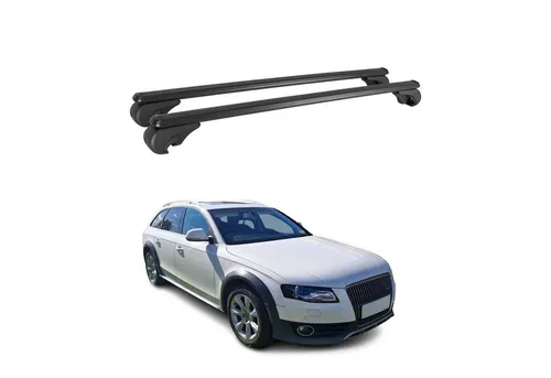 OMAC Dachträger für Audi A4 B8 Avant 2008-2012 - Dachgepäckträger aus hochwertigem Aluminium, abnehmbar und leicht, ideal für Fahrräder und Ski, mit wasserdichter und windbeständiger Konstruktion für maximale Vielseitigkeit.