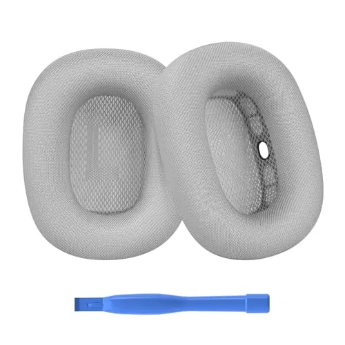 Ersatz Ohrpolster für AirPods Max von MMOBIEL - Kopfhörer Ohrpolster mit Memory-Schaumstoff für hervorragende Geräuschisolierung und höchsten Komfort. Passend für AirPods Max, einfach zu installieren und langlebig.