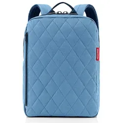 reisenthel classic backpack M rhombus blue - Tagesrucksäcke mit modernem Design, ideal für Reisen und Freizeit. Wasserabweisend, 13l Volumen und entspricht Handgepäckmaßen. Ergonomische Schultergurte und praktischer Tragegriff für maximalen Komfort.