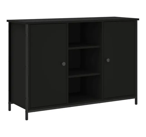vidaXL Sideboard Schwarz 100x35x70 cm in schwarz von vidaXL