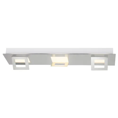 Brilliant LED Deckenleuchte Doors Square 67cm 3 x 8,66W 1500lm Warmweiß 3000K dimmbar