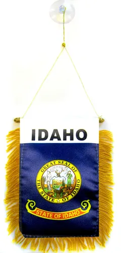 Wimpel IDAHO 15x10cm - BUNDESSTAAT IDAHO Mini Flagge 10 x 15 cm - Auto Pennant s