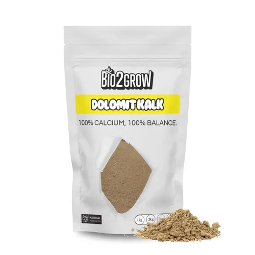 Bio2Grow Dolomitkalk 1KG – Magnesium und Calcium für Bodenverbesserung, pH-Wert-Regulierung und gesundes Wachstum