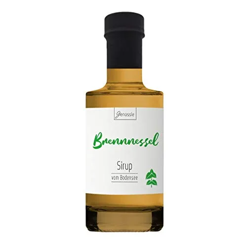 Brennnessel Sirup 200ml - Genüssle Brennnesselsirup vom Bodensee - Sirup für heiße Tage zum eiskalt genießen