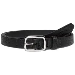 Marc O'Polo Leder-Gürtel Schwarz 80 cm - Stilvoll und Elegant - Hochwertiger Gürtel aus Leder mit Dornschließe, ideal für jeden Anlass. Perfekte Passform und zeitloses Design für einen eleganten Look.