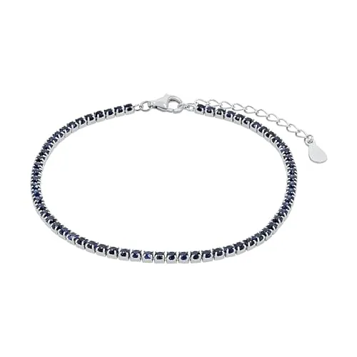 Amor Armband 925 Sterling Silber mit Zirkonia - Elegantes Damenarmband aus 925 Sterling Silber, verziert mit funkelnden Zirkonia Steinen. Ideal für besondere Anlässe und kommt in einer Schmuck Geschenk Box.