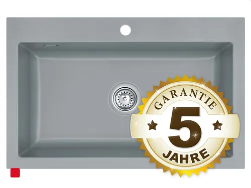 Systemceram Mera 80 Titan Keramikspüle von systemceram