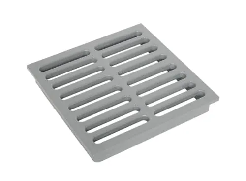 RUG-Self Kunststoffrost 142x142mm für Hofabläufe - Hochwertiger ABS Kunststoffrost, ideal für Haus- und Hofabläufe, sorgt für optimale Entwässerung und verhindert Verstopfungen.