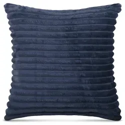 Bestlivings Kissenhülle - Kordoptik 45x45cm - Mitternachtsblau