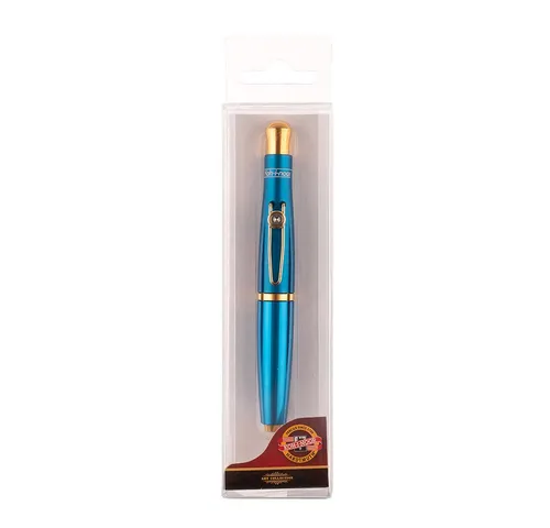 KOH-I-NOOR Druckbleistift Metall 5,6 mm - Blau-Gold - Hochwertiger Druckbleistift aus Metall, ideal für präzises Zeichnen und Schreiben. Mit elegantem Design und langlebiger Mechanik für den täglichen Einsatz.