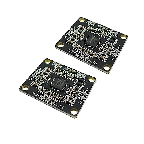 Aihasd 2 Stück PAM8610 Digital Verstärkerkarte Modul 2x15W Zweikanal Stereo Klasse D Hohe Leistung Verstärker Board