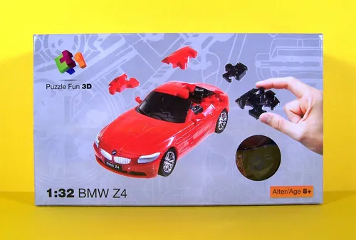 Puzzle Fun 3D 80657080 - BMW Z4, rot
