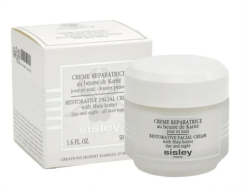 Sisley Restorative Facial Cream with Shea Butter 50ml - Beruhigende Tagescreme für empfindliche Haut, repariert Schäden und spendet Feuchtigkeit für die ganze Familie