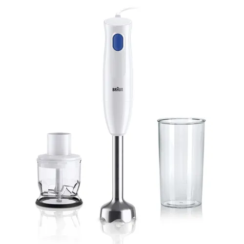 BRAUN Stabmixer MultiQuick 1 MQ10.201M - 450W Leistung, Edelstahl Mixstab für effizientes Mixen und einfache Handhabung mit EasyTwist System