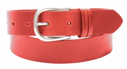 Tamaris Leather Belt W110 Gürtel Accessoire Red Rot Neu