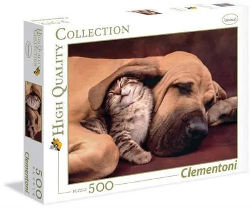 Puzzle 500 elementów Fototeca Puppies CLEMENTONI 35020 CLEMENTONI 8005125350209