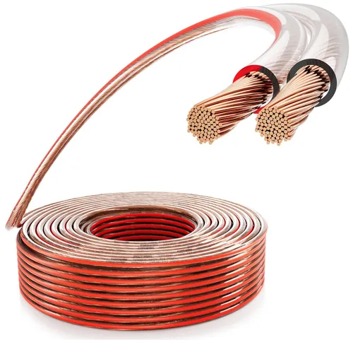 Poppstar Lautsprecherkabel 10m 2x2,5 mm²
