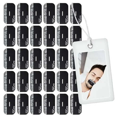 ARTZT neuro Mouth Tape Recovery 30 Stück | Hautfreundliche Mundtapes zum Schlafen | 9x5 cm | Mouth tape for sleeping | Schnarchpflaster für bessere Nasenatmung & Schlafqualität | Mundpflaster Schlafen