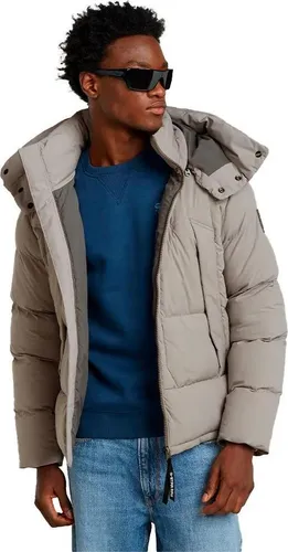 G-Star Herren G-Whistler Padded Hooded Jacke 2.0, Beige von G-STAR