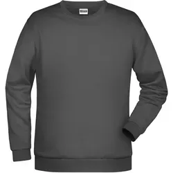 Herren Basic Kapuzen-Sweatjacke JN756 - Graphit, Größe 5XL - Arbeits- & Schutzkleidung: Klassische Sweatjacke mit Kapuze, ideal für Komfort und Bewegungsfreiheit, aus hochwertiger Sweat-Qualität mit angerauter Innenseite.