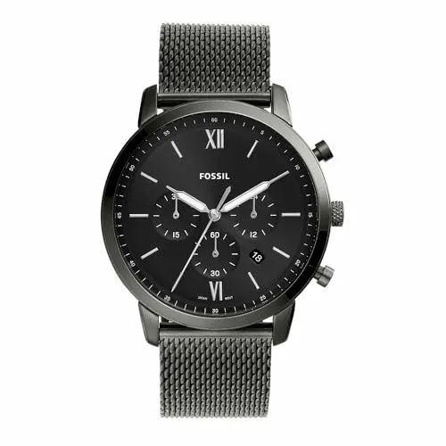 Fossil Neutra Herren Uhr - Armbanduhr für Herren mit 44mm Gehäuse, Chronographenwerk und wasserdicht bis 50m - perfekt für Sport und Alltag.