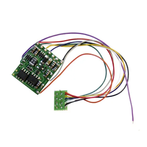 Tams LD-G-42.2 Lokdecoder NEM 652 MM/DCC - Decoders für Spur H0, vormontiert und kompatibel mit DCC-Steuerung, ideal für digitale Modellbahnen.