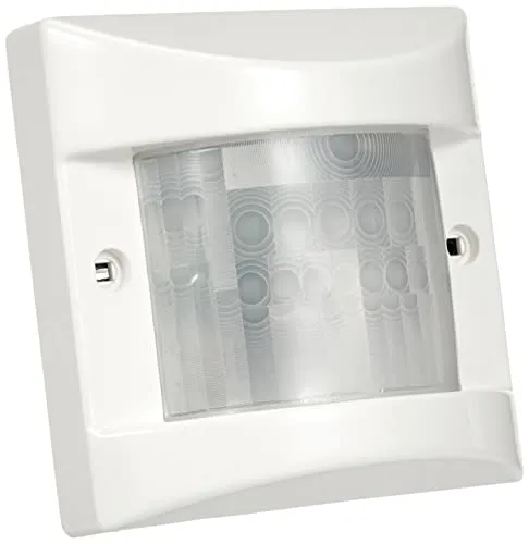Busch-Jaeger 6800-0-1674 - Verkabelter Bewegungsmelder in Weiß, Reichweite 15 m für zuverlässige Sicherheit und Energieeinsparung
