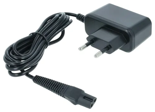 vhbw Netzteil kompatibel mit Braun CruZer 2, 3, 4, 5, 2874, 2675, 6 Rasierer, Bartschneider, Haarschneidemaschine - 9,3 cm