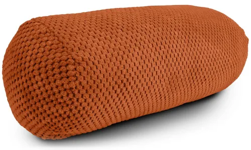 Amilian Nackenrolle 15x40 cm - Kissenrolle mit Bezug - ideal als Dekokissen - Nackenstütze, Kissen mit Bezug, Bettrolle mit abnehmbarem Bezug, Lagerungskissen - Sofakissen - Kissen