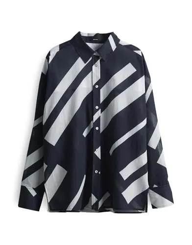 Opus Damen Bluse FENLO Stripe - Damenblusen aus BCI Cotton, leicht und atmungsaktiv – perfekt für den Sommer!