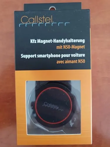 Callstel Handyhalter Autos: Kfz-Magnet-Handyhalterung mit N50 Magnet (Handyhalterung Lüftung, universelle Auto, Handy)