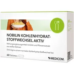 NOBILIN Kohlenhydrat-Stoffwechsel Aktiv Tabletten 60 St
